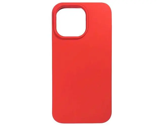 Husa de protectie Lemontti Liquid Silicon MagCharge pentru iPhone 14 Pro, Rosu