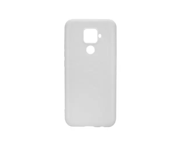 Husa Silicon Lemontti Silky Semitransparent pentru Nova 5z, Alb