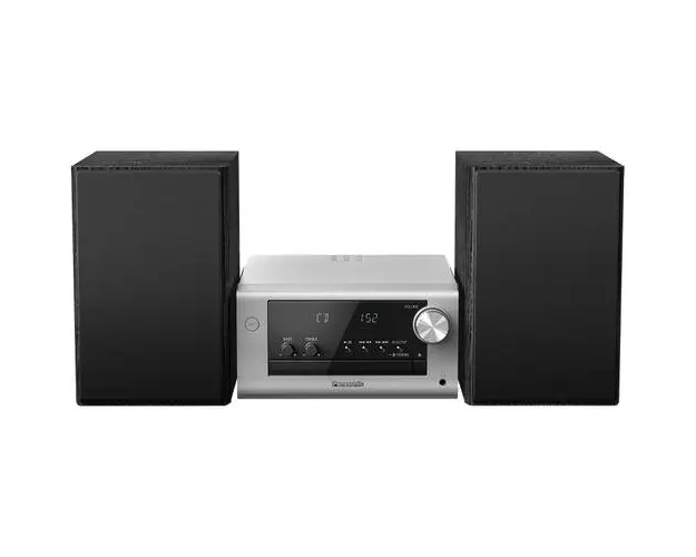 Microsistem Panasonic SC-PM700EG-S, 80W, Bluetooth, MP3, USB, CD, Radio FM (Negru/Argintiu)