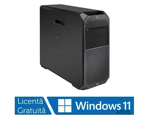 Calculator Sistem PC Refurbished Workstation Refurbished HP Z4 G4, Intel Xeon Quad Core W2123 3.60 - 3.90GHz, 32GB DDR4 ECC, 512GB SSD NVME + 2TB HDD SATA, Nvidia Quadro P2000 5GB GDDR5, Windows 11 Pro