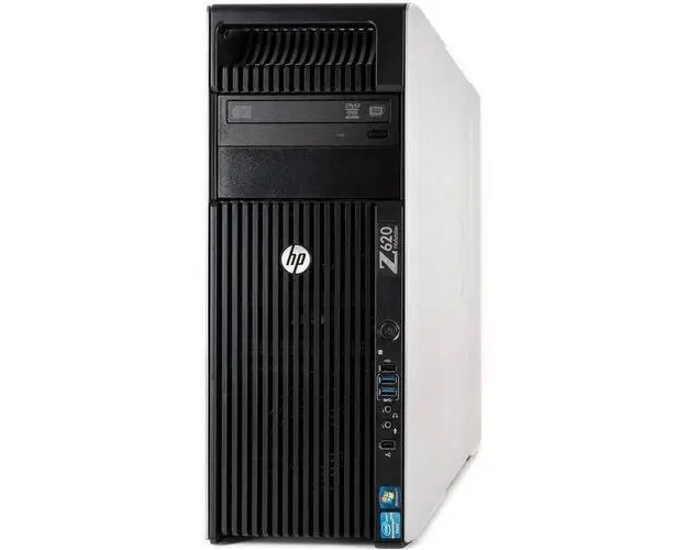 Calculator Sistem PC Refurbished HP Z620, 1x Intel Xeon 10-Core E5-2660 V2 2.2GHz-3.0GHz, 32GB DDR3 ECC, HDD 500GB, 2 x Placa Video nVidia Quadro NVS 310/512MB