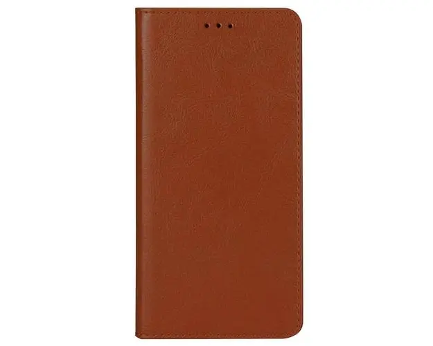Husa Book Cover Lemontti Book Stand compatibila cu Samsung Galaxy A05s (Maro)
