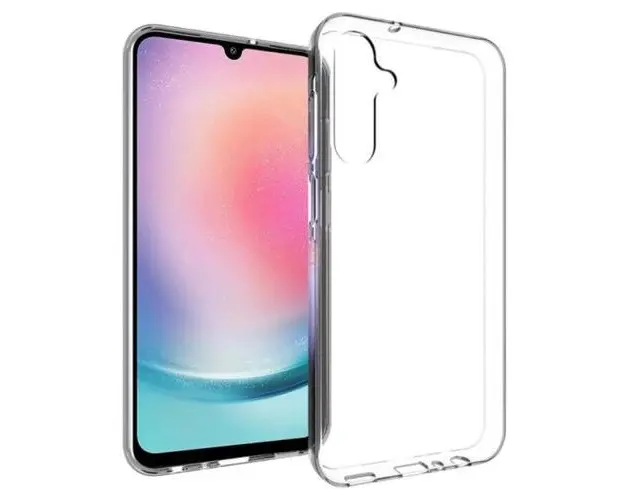 Husa Protectie Spate Lemontti Silicon compatibila cu Samsung Galaxy A25 5G (Transparent)