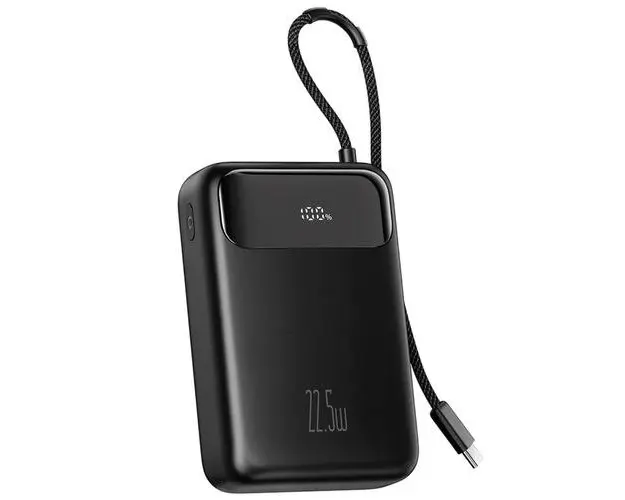 Acumulator Extern Mcdodo Digial Display 20000mAh, 22.5W, cablu Type-C inclus (Negru)