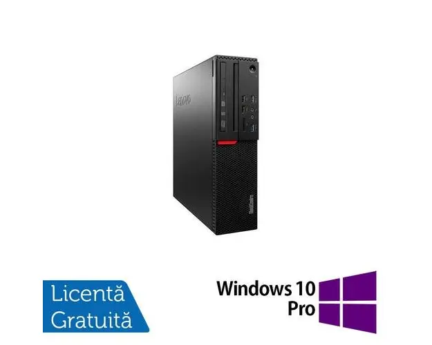 Calculator Sistem PC Refurbished LENOVO M700 SFF, Intel Core i7-6700 3.40GHz, 8GB DDR4, 256GB SSD + Windows 10 Pro