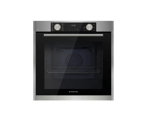 Cuptor electric incorporabil Studio Casa Bellagio FE8102, 10 functii, 81 l, Grill, Rotisor, Ventilator, Autocuratare catalitica, Display Touch Control, Clasa energetica A, Sticla (Negru/Inox)