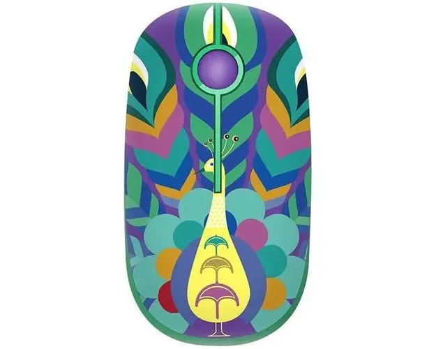 Mouse Optice Wireless Tellur Paun, 2.4Ghz, 1600 dpi, nano receiver (Multicolor)