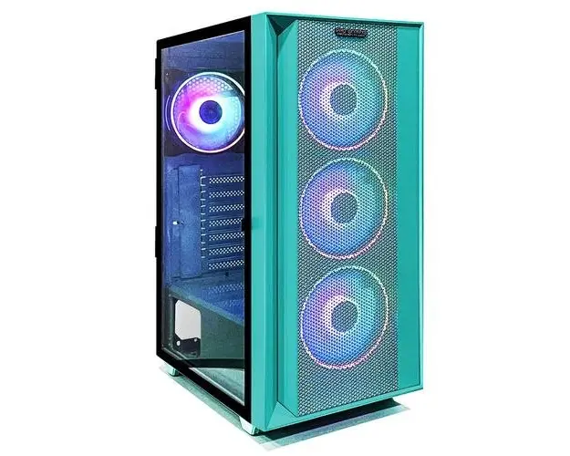 Sistem PC Refurbished GAMING Gladiator, 8th-Gen Intel® SIX-CORE™ i5-8400 4.00GHz Turbo, 16GB DDR4, 1TB SSD, GeForce GT710 2GB GDDR3 (Negru)