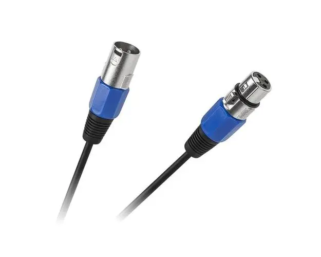 Cablu pentru microfon Cabletech KPO2756-10, XLR mama - tata, 10m