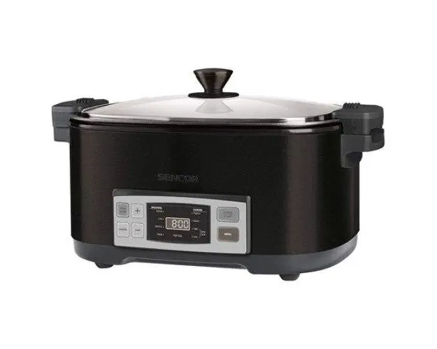 Slow cooker Sencor S-SPR5508BK, 6 L, 1350 W (Negru)