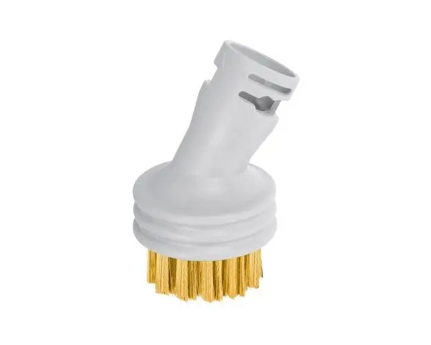 Cap pentru aparat de curatat cu abur Teesa TSA5051, Peri metalici (Alb/Galben)