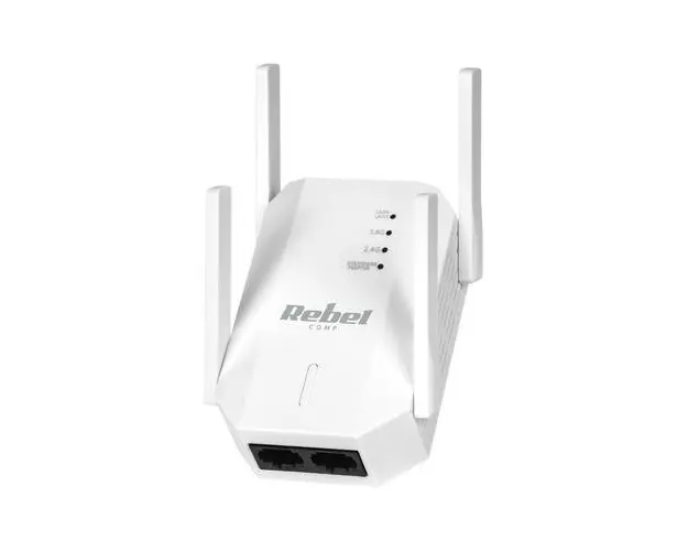 Range Extender Wireless Rebel, 300/867 mbps, 2.4/5 GHz, 4 antene (Alb)