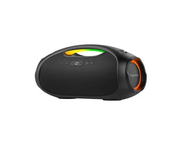 Boxa Portabila Kruger&Matz STREET X-BASS, 60 W, Bluetooth, iluminare RGB, Waterproof IPX6 (Negru)
