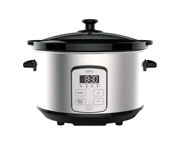 Slow cooker CAMRY CR6414, 4.7 l, 270 W (Argintiu)