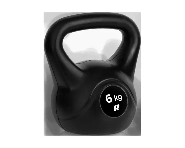 Kettlebell Rebel Active, 6 kg (Negru)