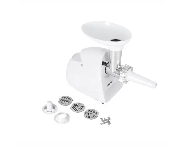 Masina de tocat carne Mesko MS4809, Putere 1500W, 3 site din Inox, Accesoriu pentru carnati