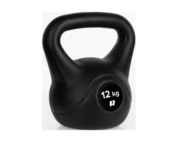 Kettlebell Rebel Active, 12 kg (Negru)