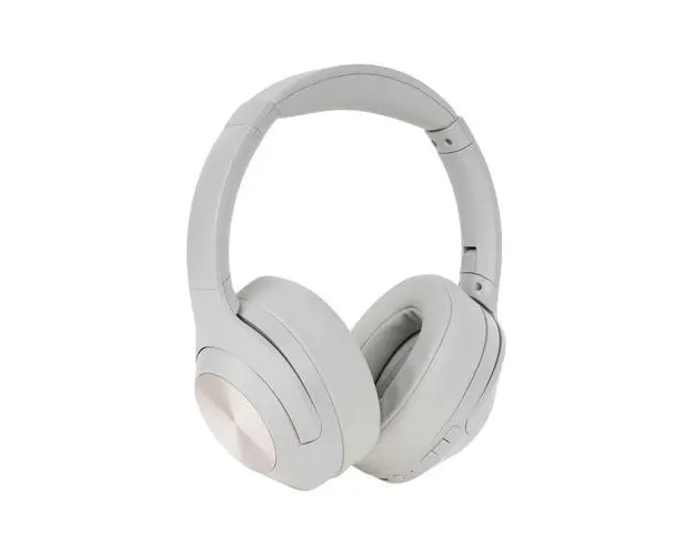 Casti Stereo Wireless Kruger&Matz F2, Bluetooth 5.3, Jack 3.5mm, 400 mAh, 20 ore Autonomie (Gri)
