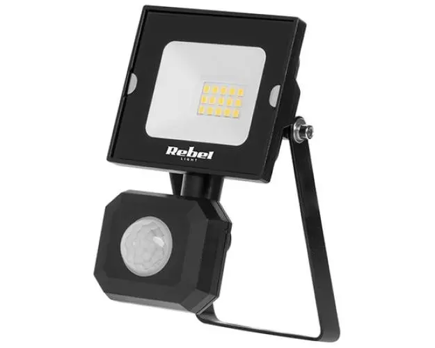 Proiector LED Rebel URZ3611, cu senzor de miscare, 10 W, 850 lm, 4000 K, IP65