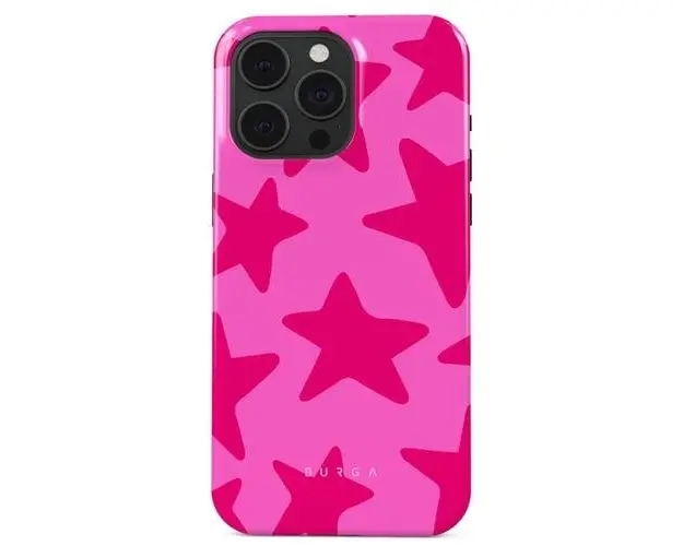 Husa Burga Dual Layer Let's Go Party compatibila cu iPhone 15 Pro