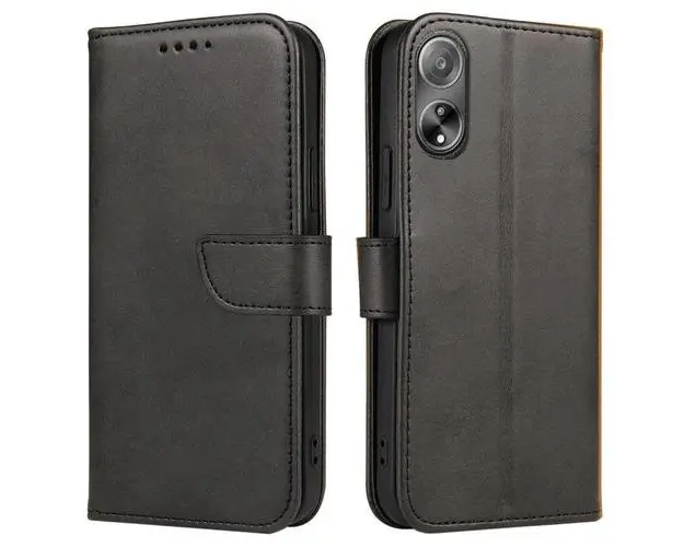 Husa Lemontti Book Magnetic Wallet compatibila cu Oppo A98 (Negru)