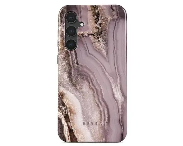 Husa Burga Dual Layer Golden Taupe compatibila cu Samsung Galaxy S23 FE