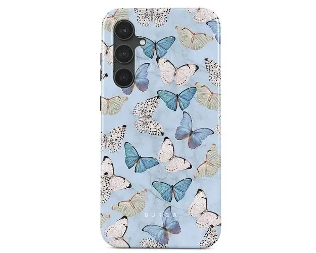 Husa Burga Dual Layer Give Me Butterflies compatibila cu Samsung Galaxy S23 FE