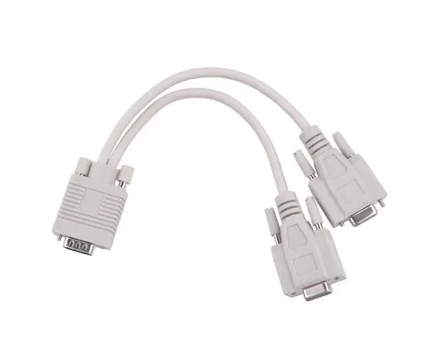 Adaptor VGA, 15 pin male x 15 pin female, Alb