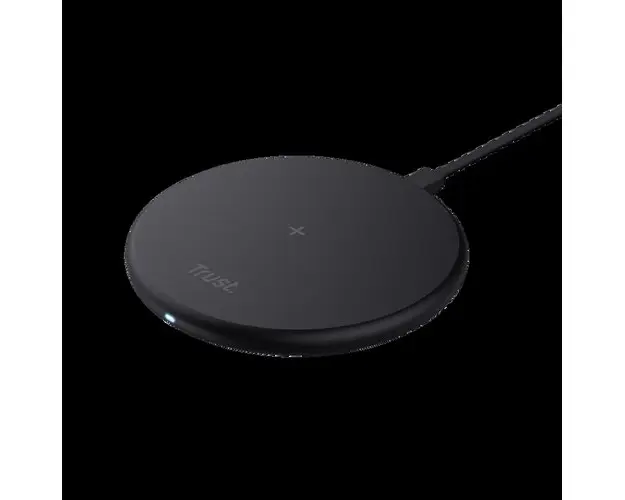 Incarcator Wireless Trust Wireless Viro Fast, 20W, Quick Charge 3.0, Negru