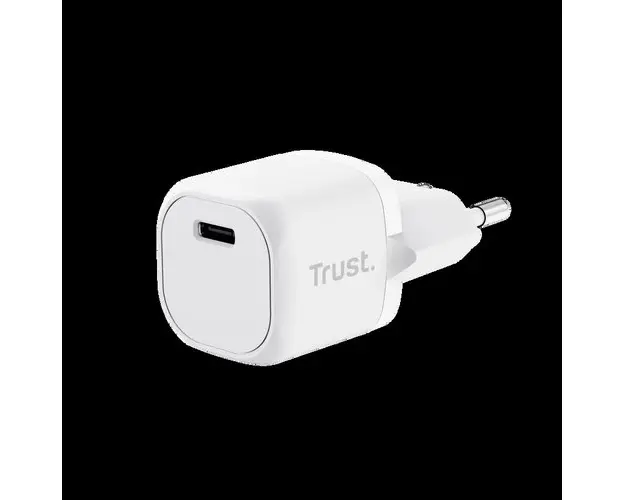 Incarcator retea Trust Maxo, 1 x USB-C, 20W, Alb