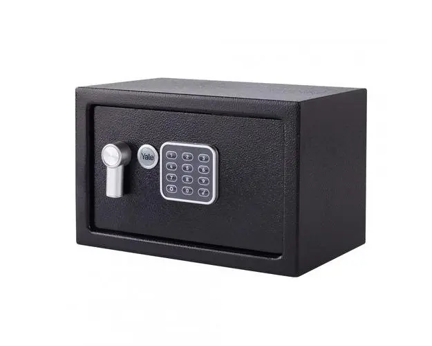 Seif Yale Standard Rezidential YSV/250/DB2, otel, tastatura digitala programabila, orificii pentru fixare si bolturi de prindere incluse