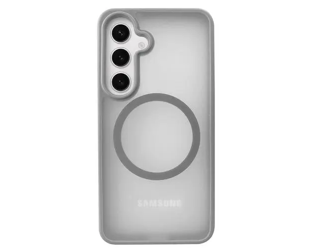 Husa Devia Pino Series Magnetic Shockproof compatibila cu Samsung Galaxy S24 Plus (Gri)