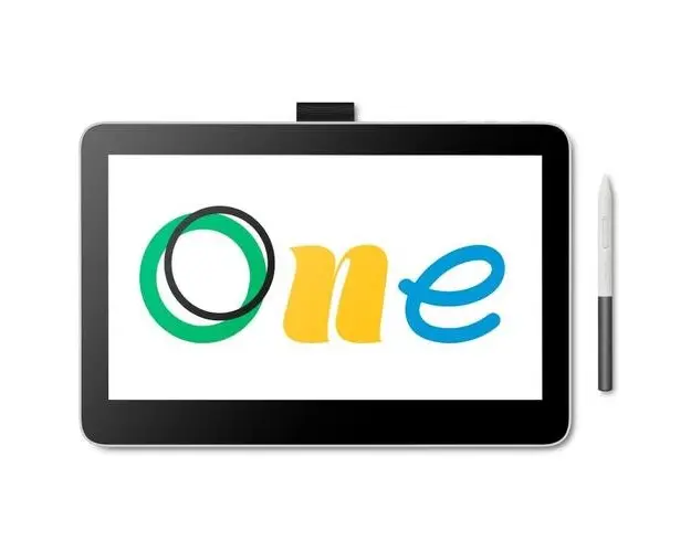 Tableta grafica Wacom One, 4096 niveluri presiune, 13.3inch (Negru/Gri)