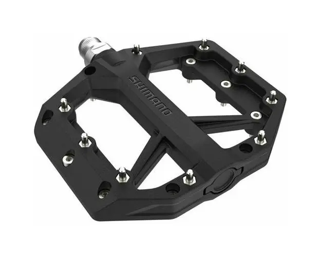 Pedala pentru bicicleta SHIMANO, Rasina, Negru