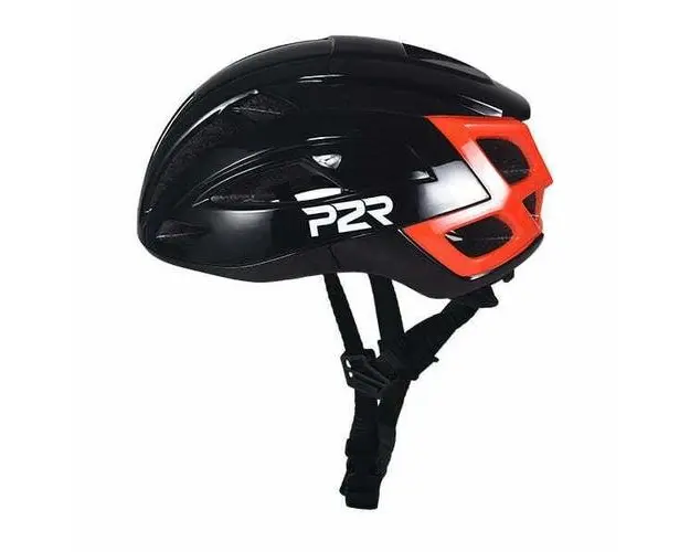 Casca Ciclism P2R RODEO, M/L (59-61cm), Negru/Rosu