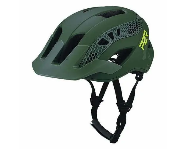 Casca Ciclism P2R ZENERO, M/L (59-61 cm), Verde inchis