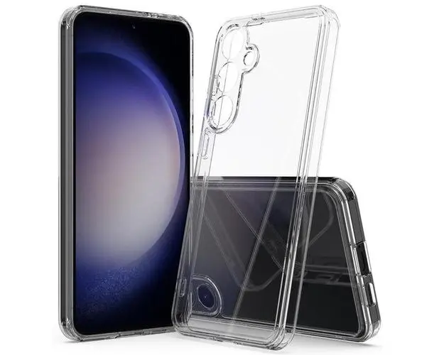 Husa Lemontti Silicon compatibila cu Samsung Galaxy S24, Transparent