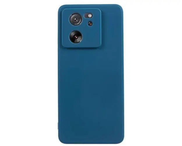 Husa Lemontti Matt Case compatibila cu Xiaomi 13T, Albastru