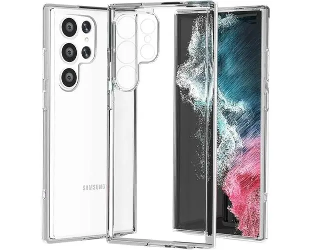 Husa Lemontti Silicon compatibila cu Samsung Galaxy S24 Ultra, Transparent