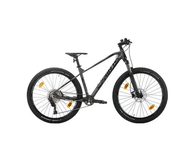 Bicicleta MTB Sprint Apolon Pro 27.5inch, 440 mm, 2022 (Gri Mat/Negru)