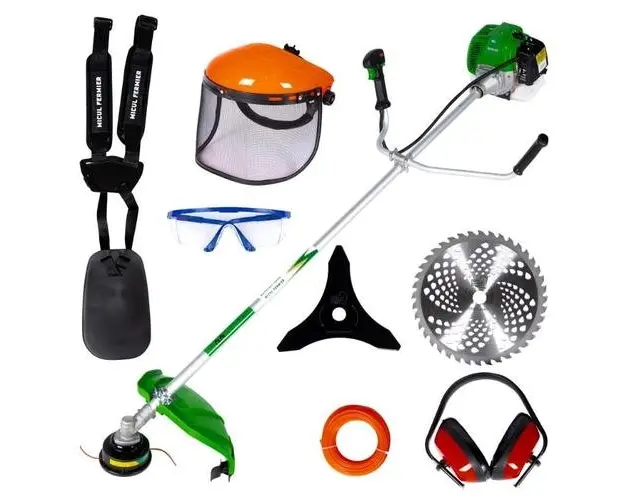 Motocositoare pe benzina MICUL FERMIER 712 GF-0915-S001-G03, motor benzina 52 CC, 4.76 CP, 3.5 kW, cu 10 accesorii