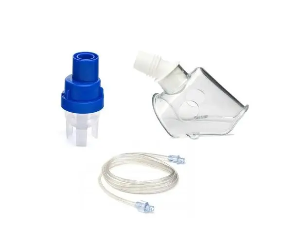 Kit accesorii Philips Respironics Sidestream, 4447, masca de copii, pahar de nebulizare, furtun, pentru aparatele de aerosoli cu compresor