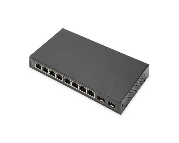Switch Digitus DN-80067, 8 porturi Gigabit, 2 porturi SFP Gigabit