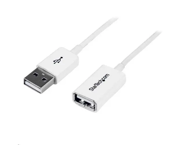 Cablu prelungitor, Startech, Tip USB, Alb