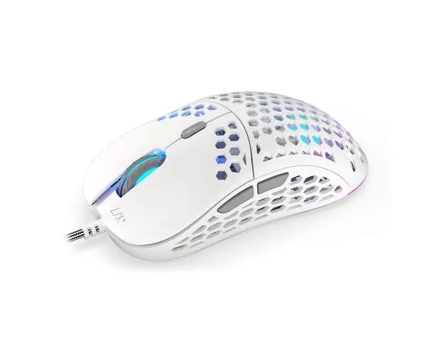 Mouse Optic Gaming Endorfy LIX Plus Onyx, USB, 19000 dpi (Alb)