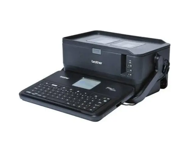 Sistem de etichetare Brother PT-D800W, TZe, HSe, HGe, FLe, 360 dpi, 60mm/sec, USB, Wi-Fi (Negru)