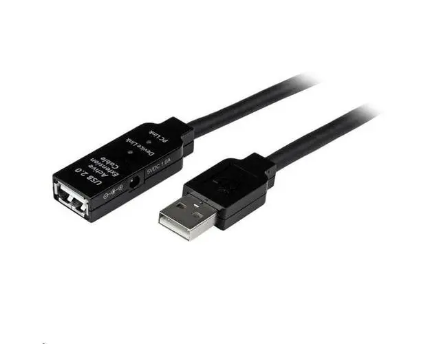 Cablu prelungitor, Startech, Tip USB, Negru