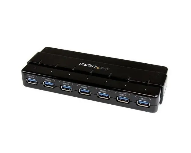 Hub USB Startech ST7300USB3B, 7x USB 3.0 (Negru)