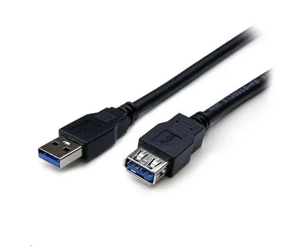 Cablu prelungitor, Startech, Tip USB, Negru