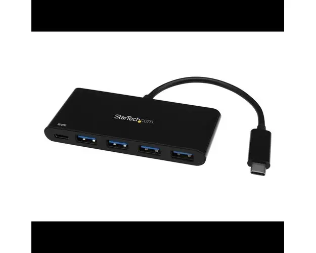 Hub USB Startech HB30C4AFPD, 4x USB 3.2, 5000 Mbit/s (Negru)